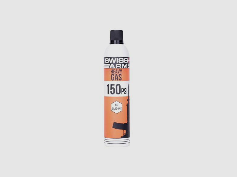 Airsoft Gas Swiss Arms Heavy Gas, silikonfrei, 150 psi, 600 ml