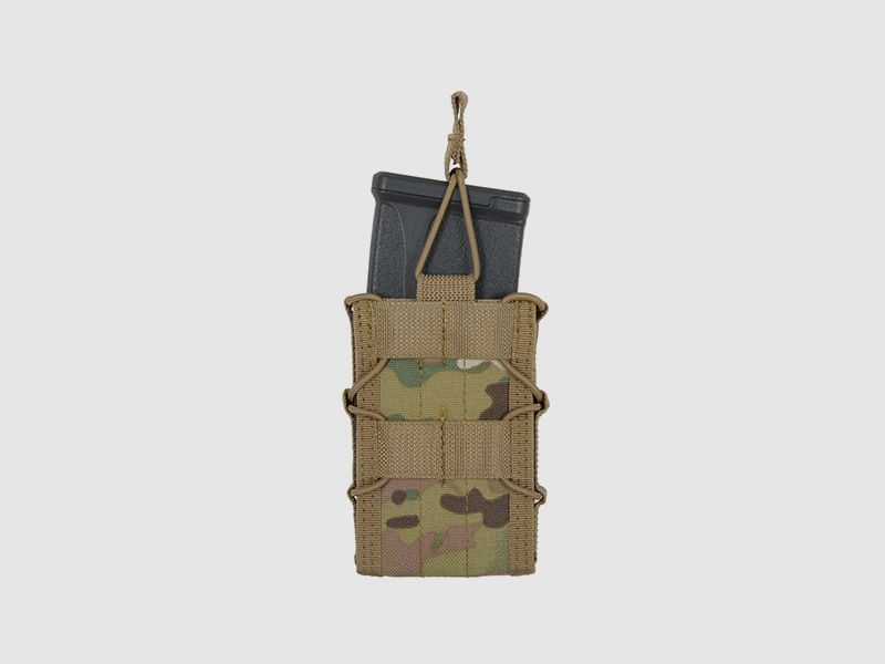 MOLLE Single Rifle Mag Speed Pouch - Multicamo [8FIELDS]