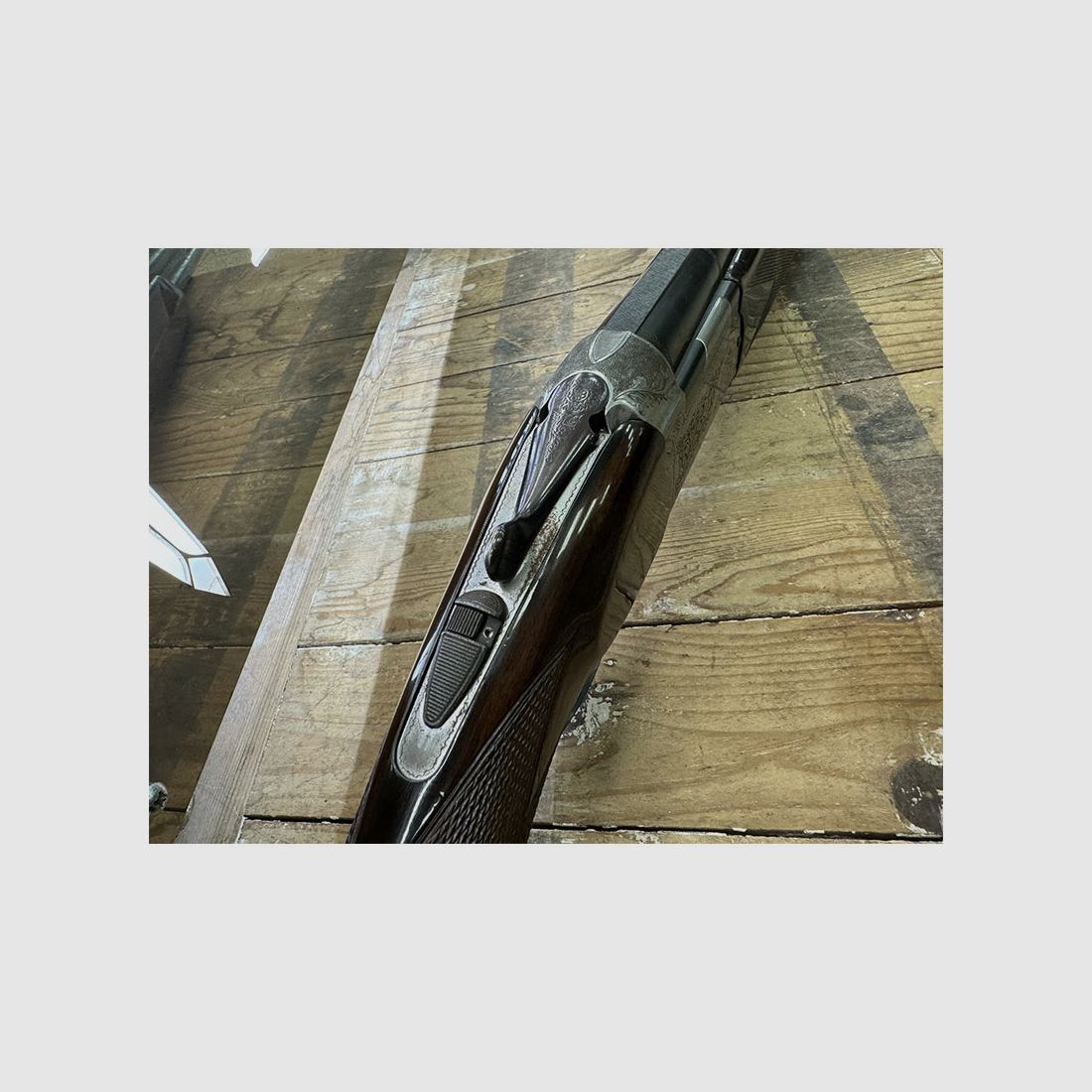 GEBRUIKT – BOKDOPPELFLINTE – BERETTA S 58 s kal. 12, afbeelding 3 van 8