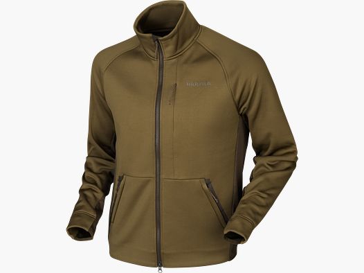 Chaqueta de forro polar híbrida Härkila Borr Talla: S, Color: Verde oliva oscuro/Verde sauce