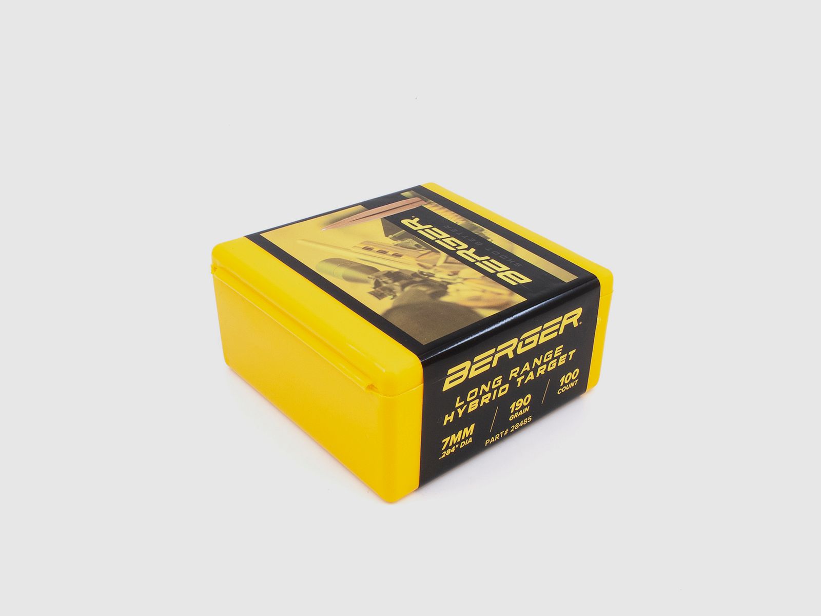Berger Geschoss 7mm/.284 Long Range Hybrid Target 190GR 500 Stück