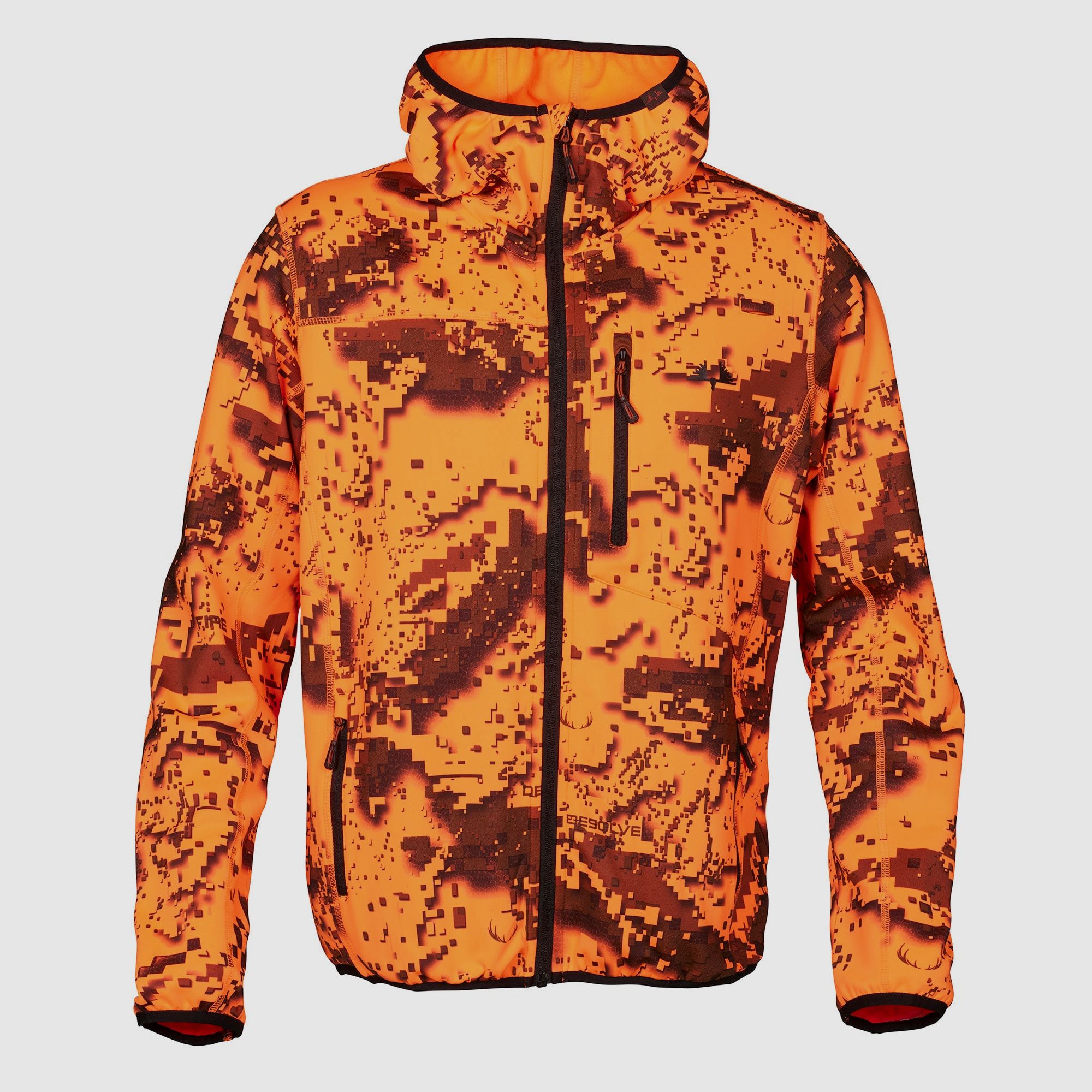 Swedteam Alpha Full Zip Sweater Men Desolve Fire XS