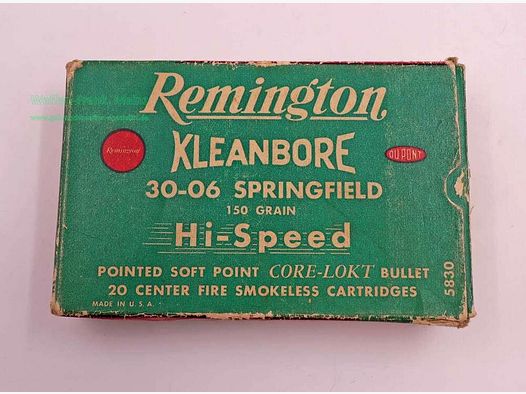 Remington - amerykańskie naboje karabinowe