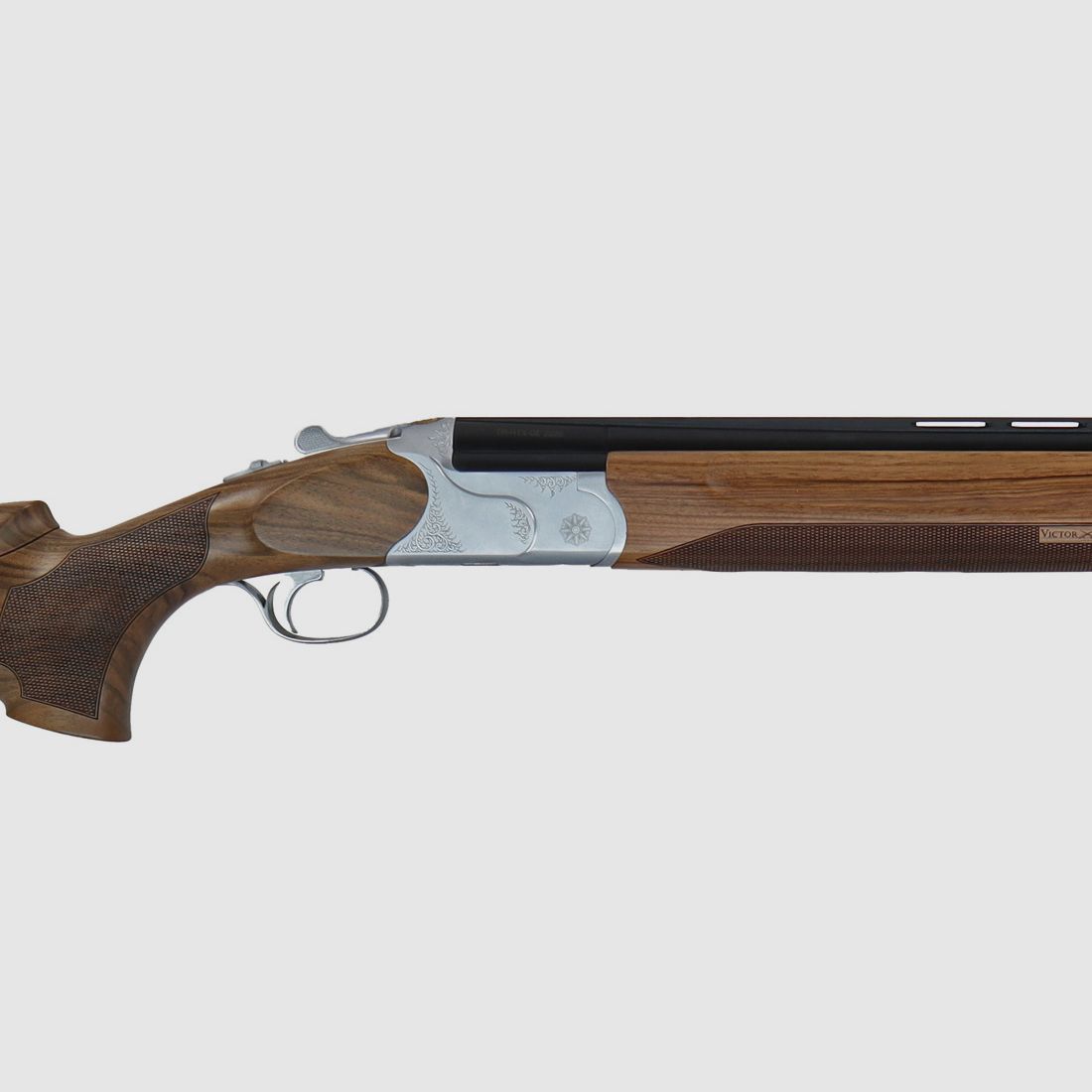  Huglu  Bockdoppelflinte Victor Silber 76cm