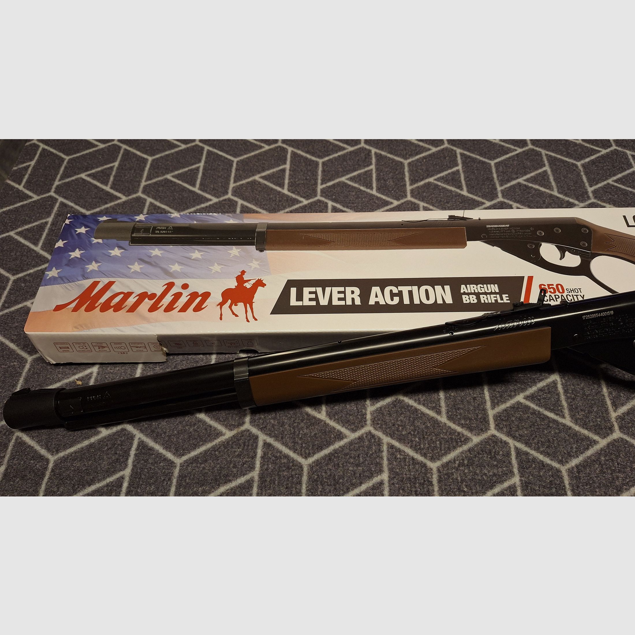 Marlin Lever Action BB Rifle - Unterhebelspanner Luftgewehr 4,5 mm BB