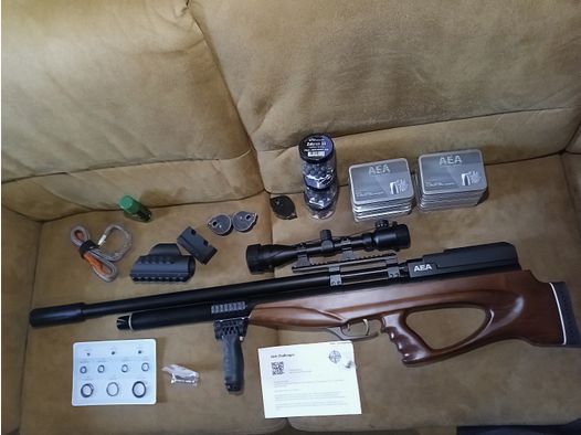 AEA Challenger Bullpup calibro 50. Set definitivo