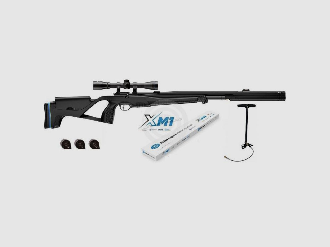 PROMO PACK - STOEGER XM1 S4 RIFLE COMBO .177 - 19.9J + PUMP + 3 MAGAZINES