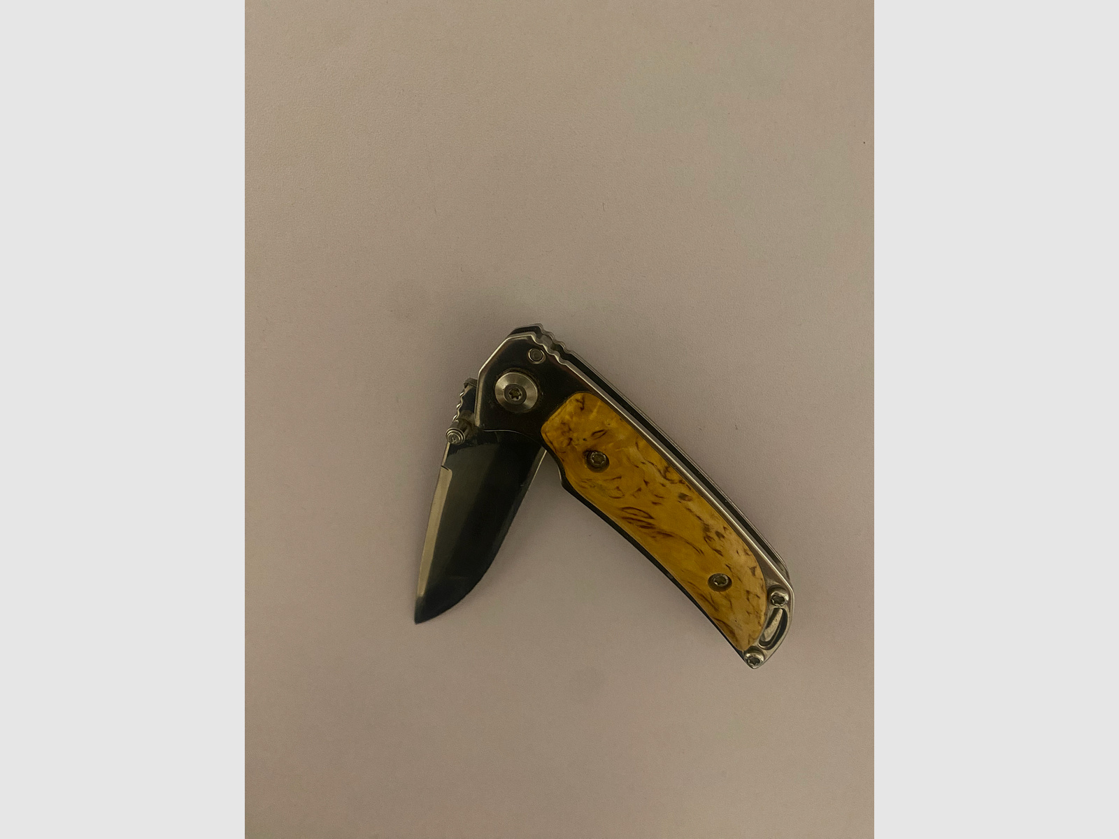 Einhandmesser Marttiini MFK-2 W Stainless Steel 420C, gebraucht 