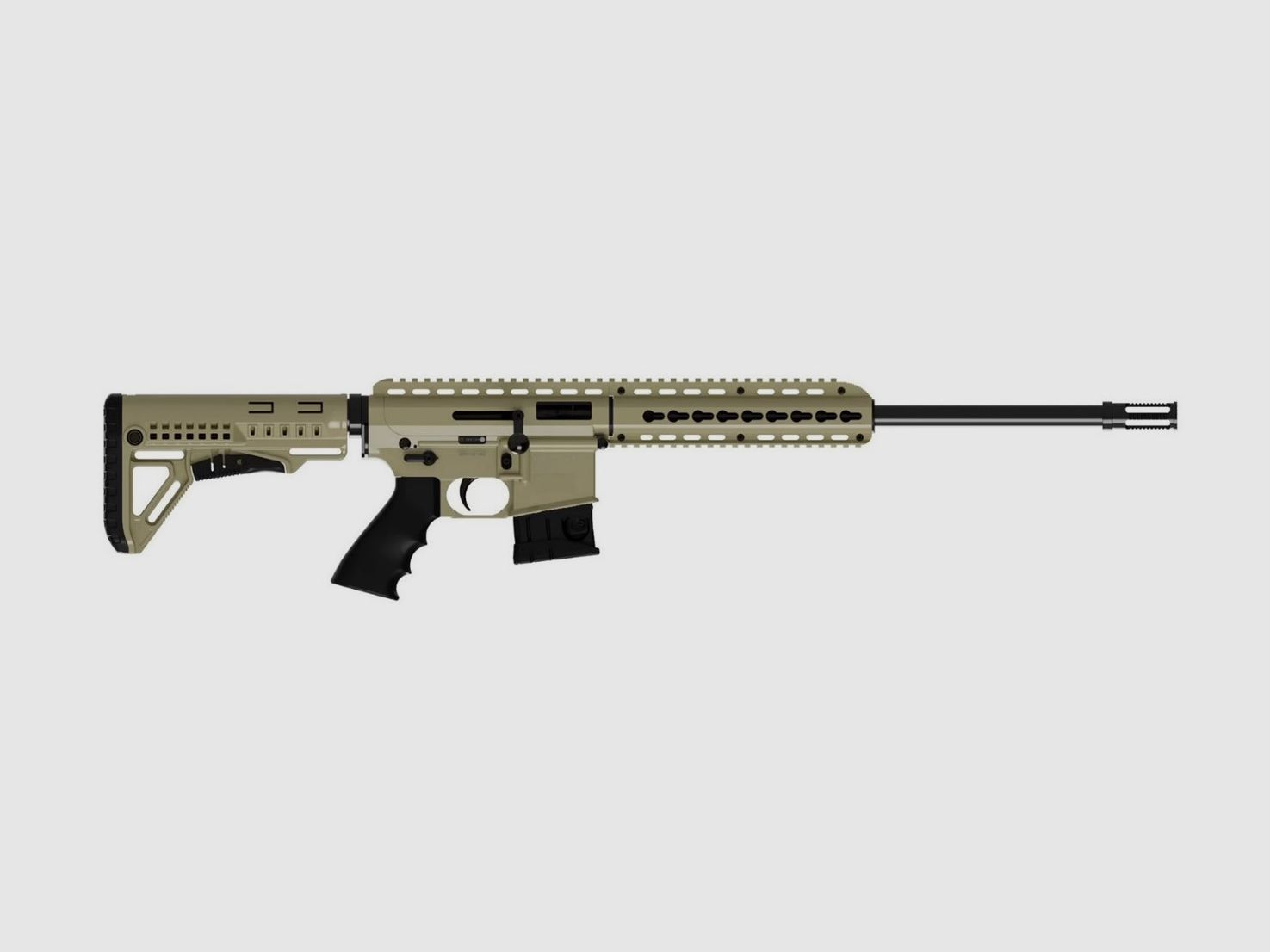 PALLAS BA15-22 Gen3 FDE carabina a otturatore girevole-scorrevole .22lr, immagine 1 di 2