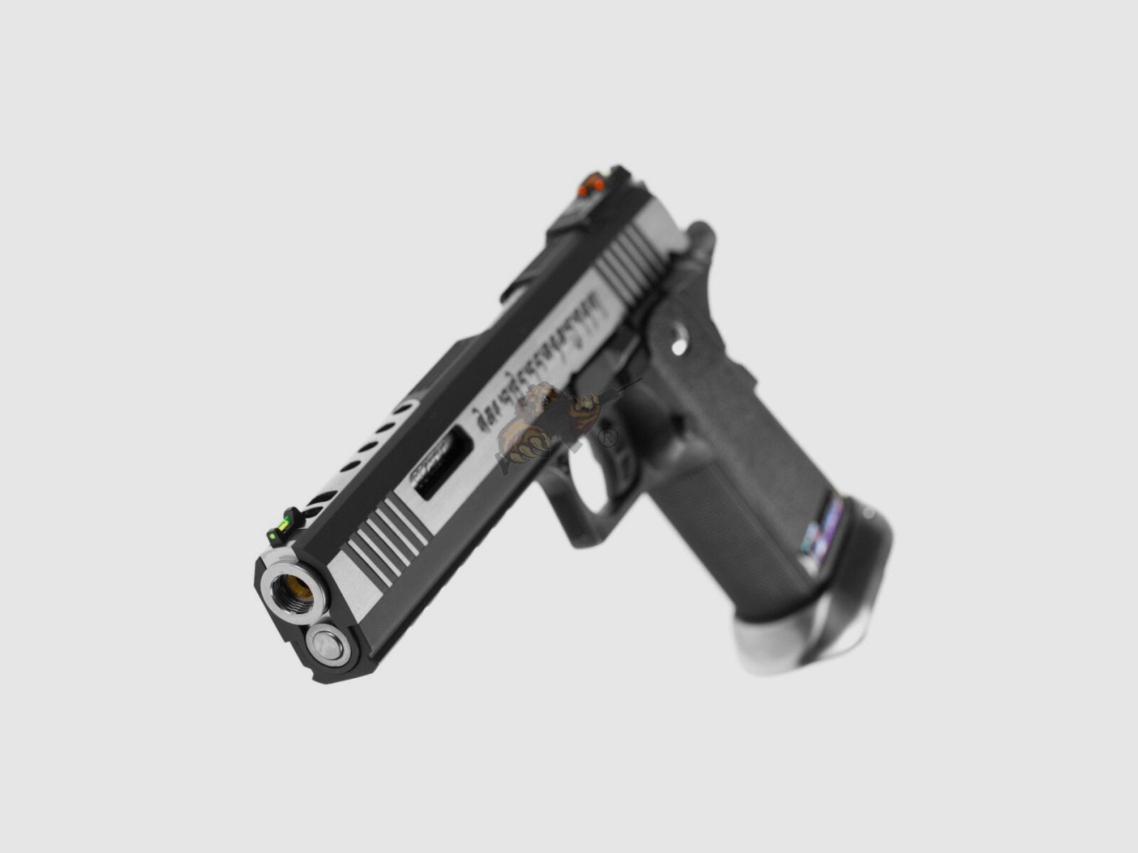 WE Hi-Capa 6 Force A Silver Barrel Full Metal GBB -F-, Bild 4 von 6