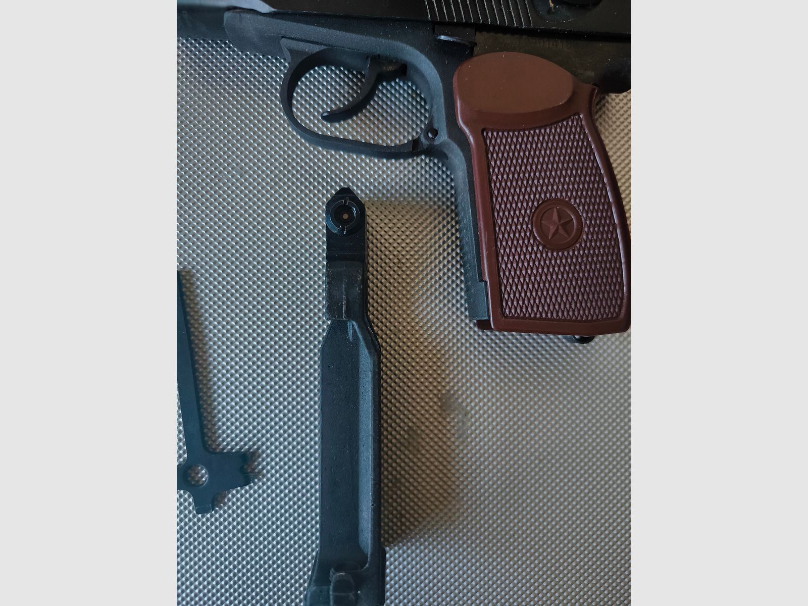 ⚠️ Achtung Plinker & Makarov Fans / Echte Rarität!! Baikal-Makarov MP- 654K Made in Russia & MDI-Braunes Leder Holster!! +1Dose 4,5mmStahlk. 