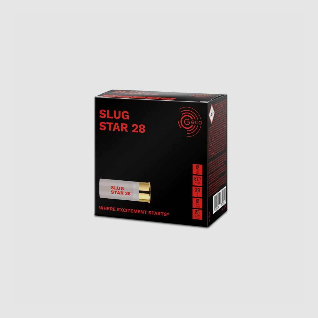 GECO SLUG STAR 28 12/67,5 25Stk