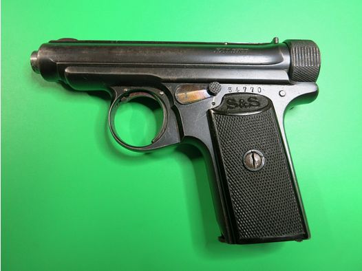 J.P. Sauer&Sohn Modelo 13 (1913), 7,65 mm Browning, pistola de servicio     #80