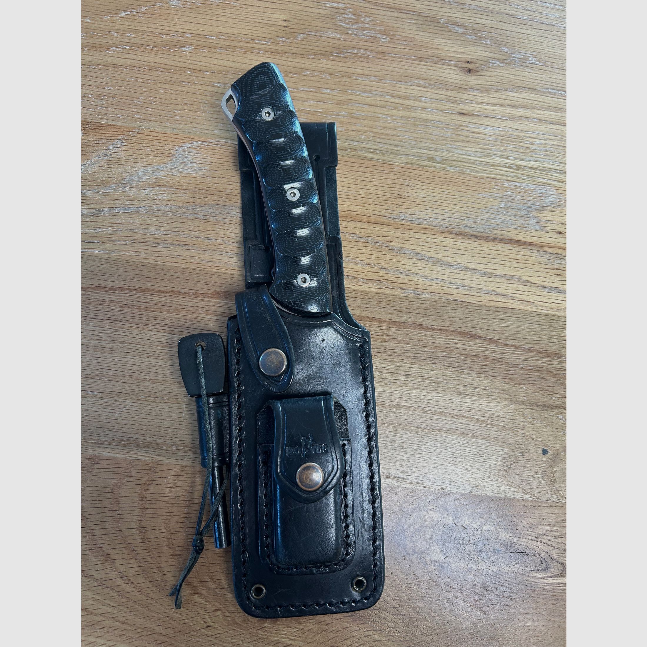 Jeo Tec Nr. 35 cuchillo de caza / cuchillo de exterior / cuchillo de supervivencia