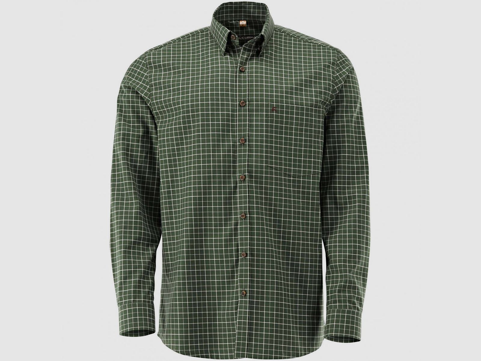 Hemd 1/1 Arm Regular Fit Herren (Trachtengrün)