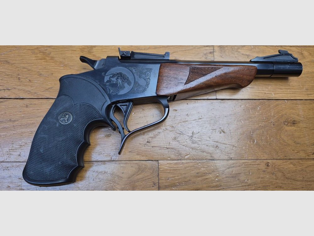 Notevole Pistola Thompson Center – Modello Contender – Canne da 8 pollici! – Rara in calibro 44 Magnum e 44 Special – Arma di Rochester della fine del 1972 – Buoni legni – Manico Pachmayr indispensabile – Superbo canne con freno di bocca – Eccellente meccanica e grilletto – Bella arma da allenamento e precisione – TBE/TBE+, immagine 23 di 29