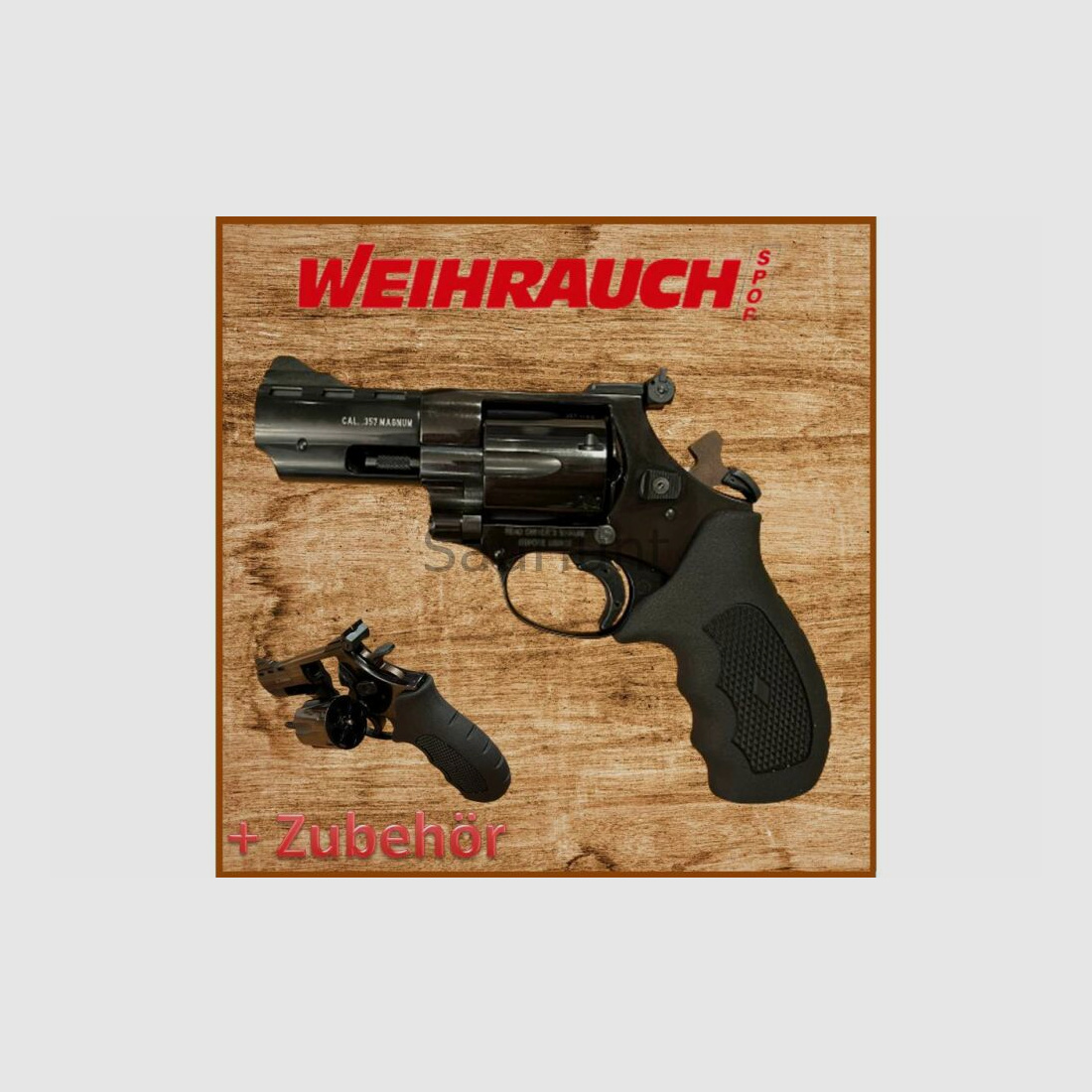 Revolver - Weihrauch Arminius HW 357 Hunter mit Zubehör & sofort versandfertig