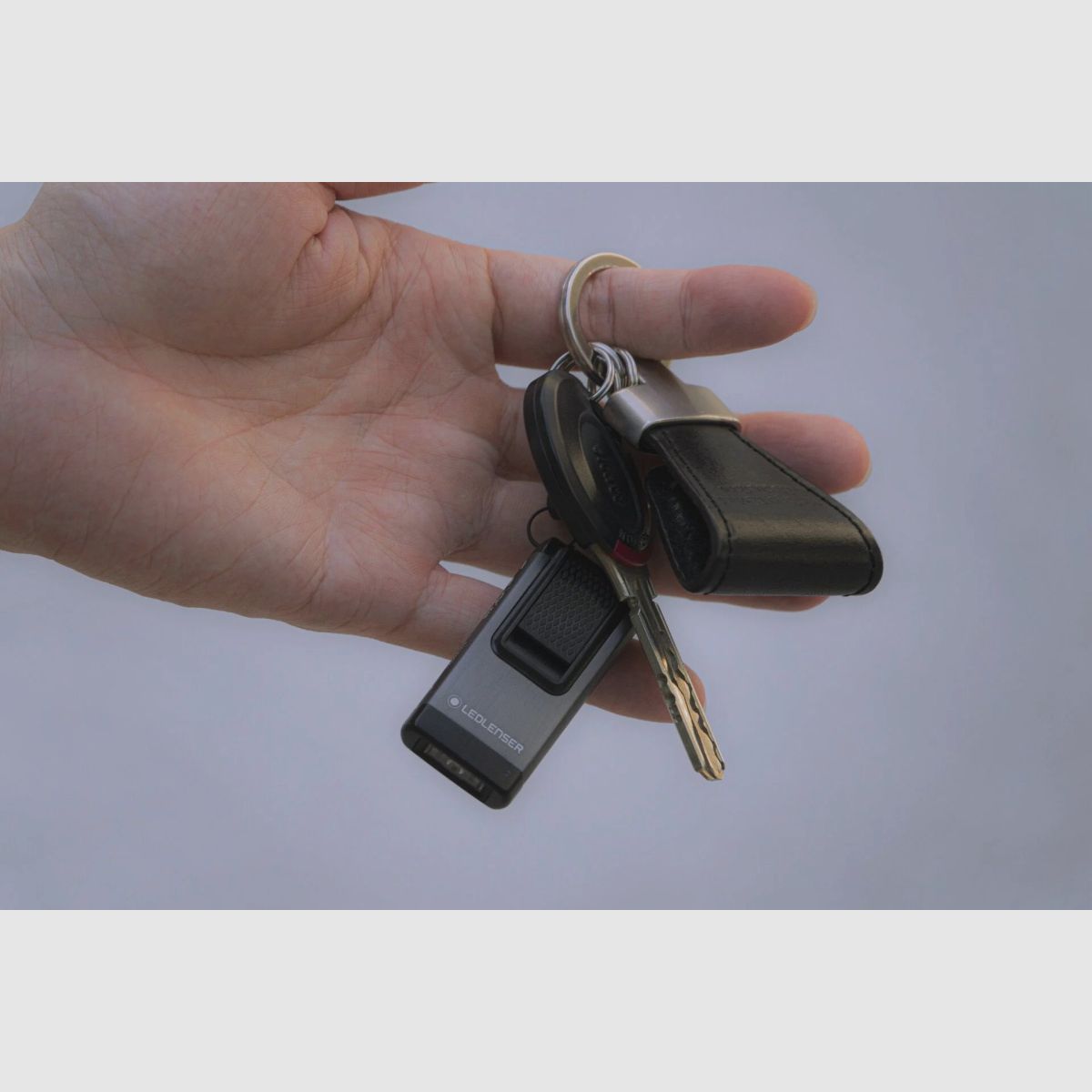 LEDLENSER Schlüsselanhänger K4R grey