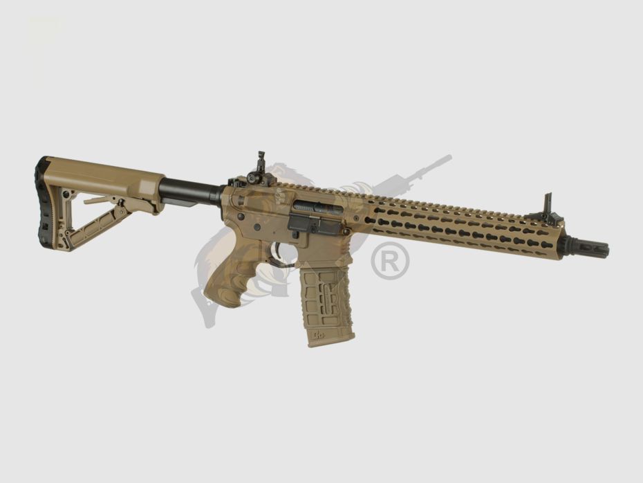 G&G CM16 SRXL mit ETU in Desert Airsoft S-AEG frei ab 18