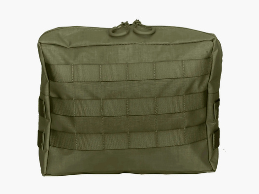 Zentauron Zentauron Molle-Reißverschlusstasche Standard Extra Large - Steingrau Oliv
