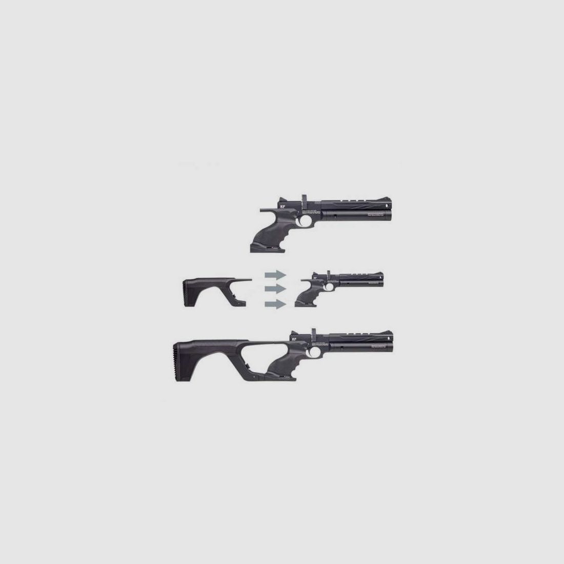 REXIMEX RP PCP LUCHTPISTOOL 4,5MM L.V, afbeelding 6 van 6