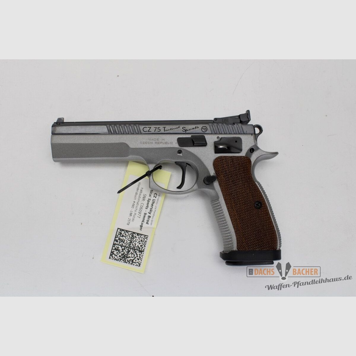 Pistola CZ 75 TS Tactical Sports Bi-Color Cal. 9 Para Come Nuova WB2578, immagine 2 di 3