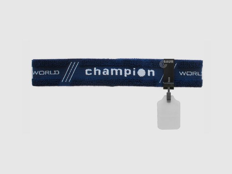 CHAMPION Bandeau bleu avec disque de couverture blanc (30mm)