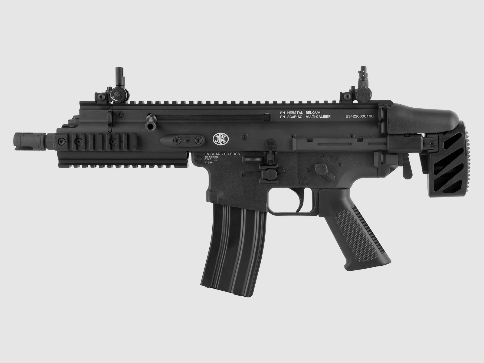 FN Herstal Scar SC BRSS schwarz 6mm - Airsoft S-AEG