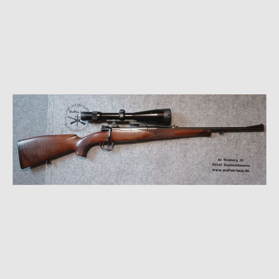 Waffen Adamy Suhl Mauser Argentino 98er mit ZF Docter3-12x56