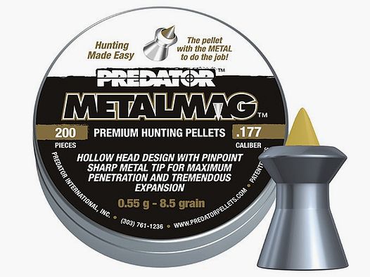 Boîte de 200 plombs JSB Predator Metalmag