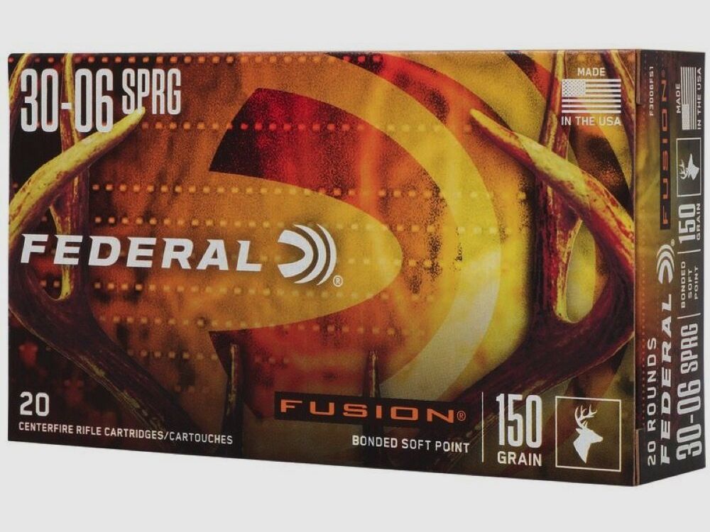 Federal Premium Ammunition Fusion BSP 150grs 20St .30-06Spring