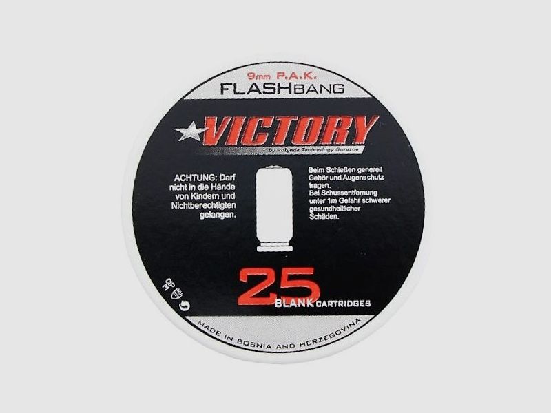 Victory Flashbang Blitz Platzpatronen 9mm PAK