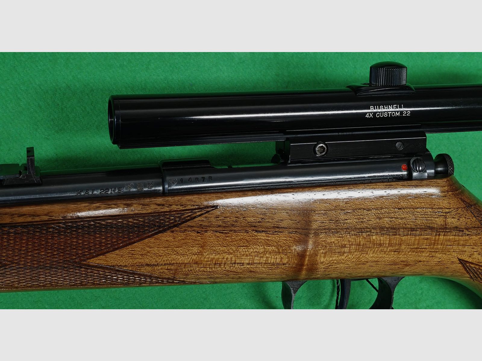 Carabina de pequeño calibre de un solo tiro con visor