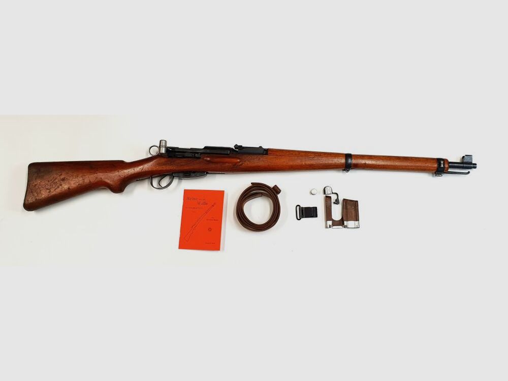 Bern Weapons Factory Repeating Rifle Bern Weapons Factory Swiss K31 Caliber 7.5x55 Swiss completely matching numbers + Hämmerli