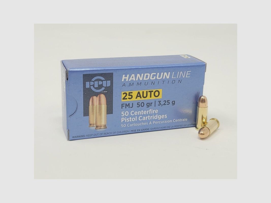PRVI CARICHE 6,35 FMJ 50 GR