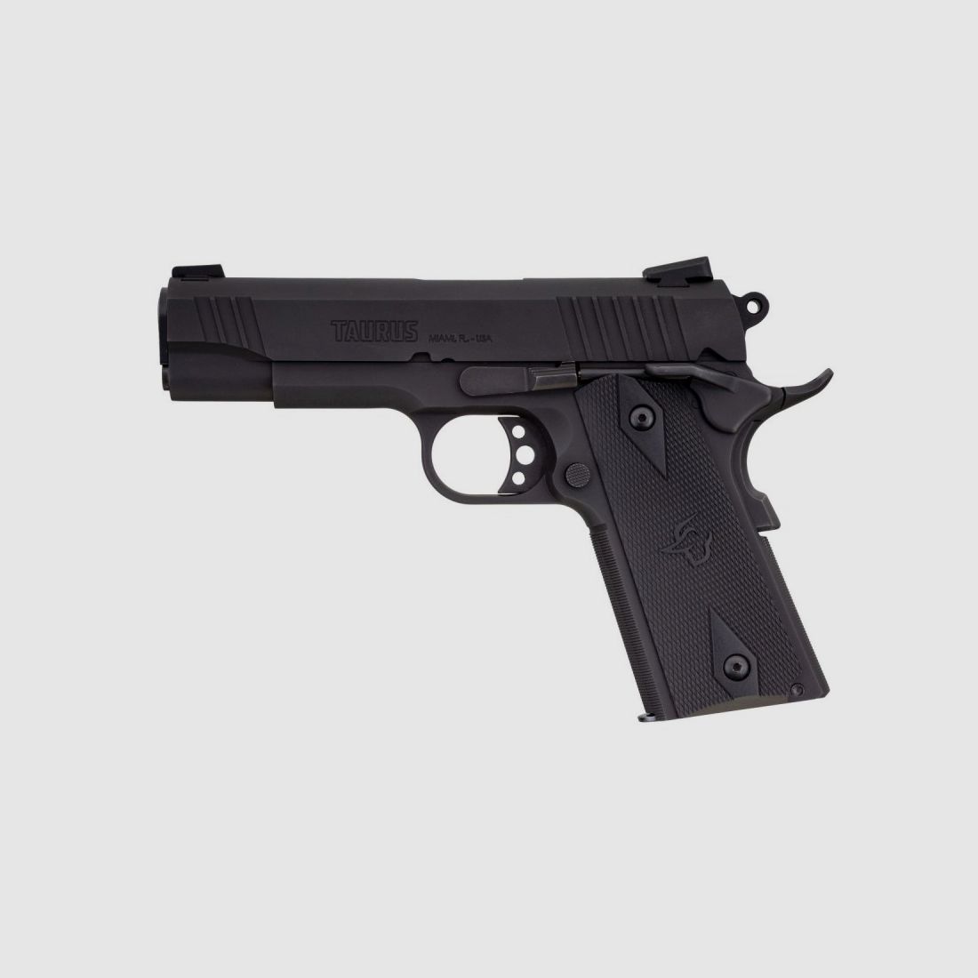 TAURUS 1911 COMMANDER FULL 45 ACP PISTOLE, Schwarz