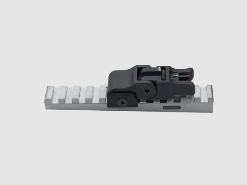 LPA Sights Visier Visier-Set, klappbar, FibreOpt PicatinnySchiene
