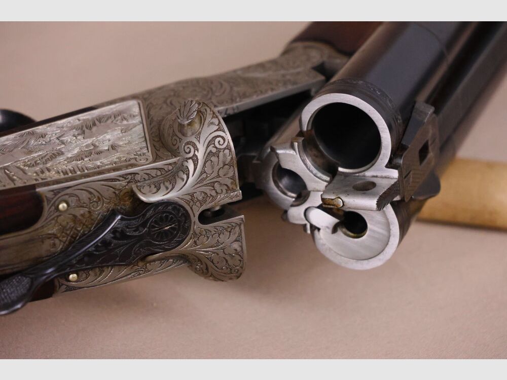 Krieghoff Trumpf Primus // Bockdrilling (mit mündungslangem EL!) // Swarovski mit Leuchtpunkt!! // sep. Kugelspannung!