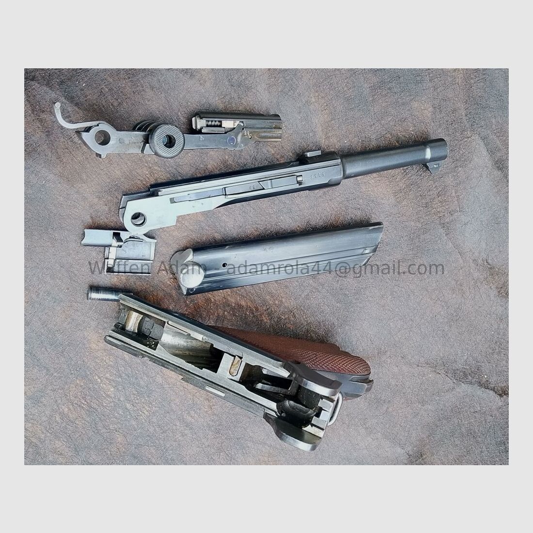 Mauser P.08, S/42 1936 valid proof, image 8 of 8