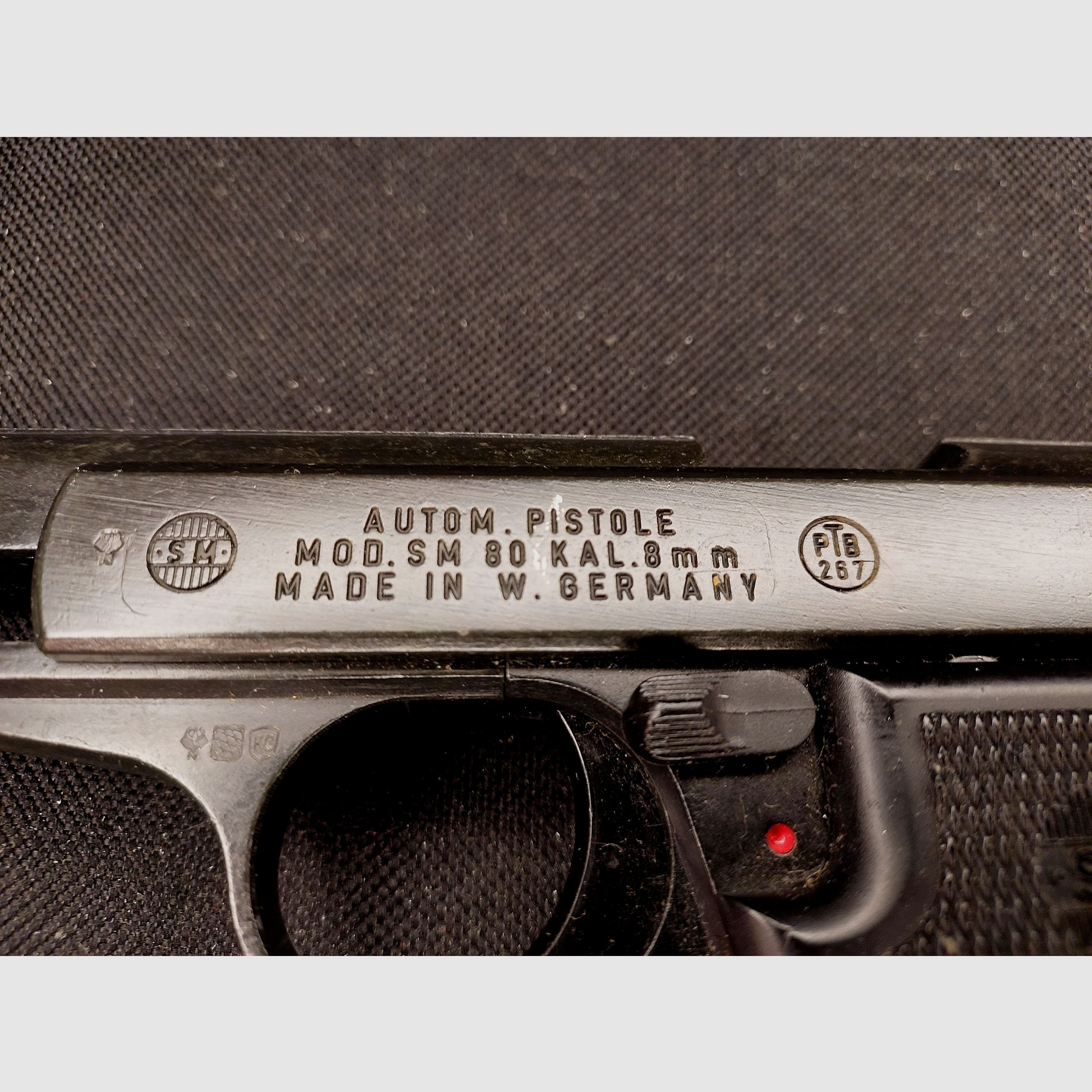 Rhöner SM 80 Schreckschusspistole (8 mm P.A.K., PTB 267)