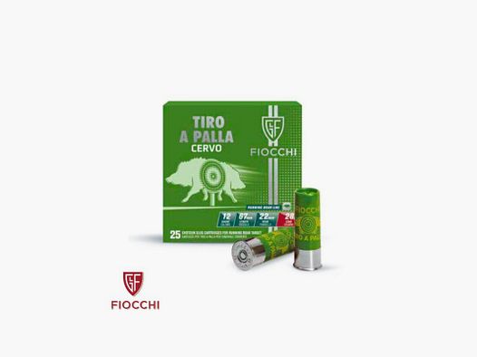 FIOCCHI CARTUCHOS DISPARO BALAS C12 QT25