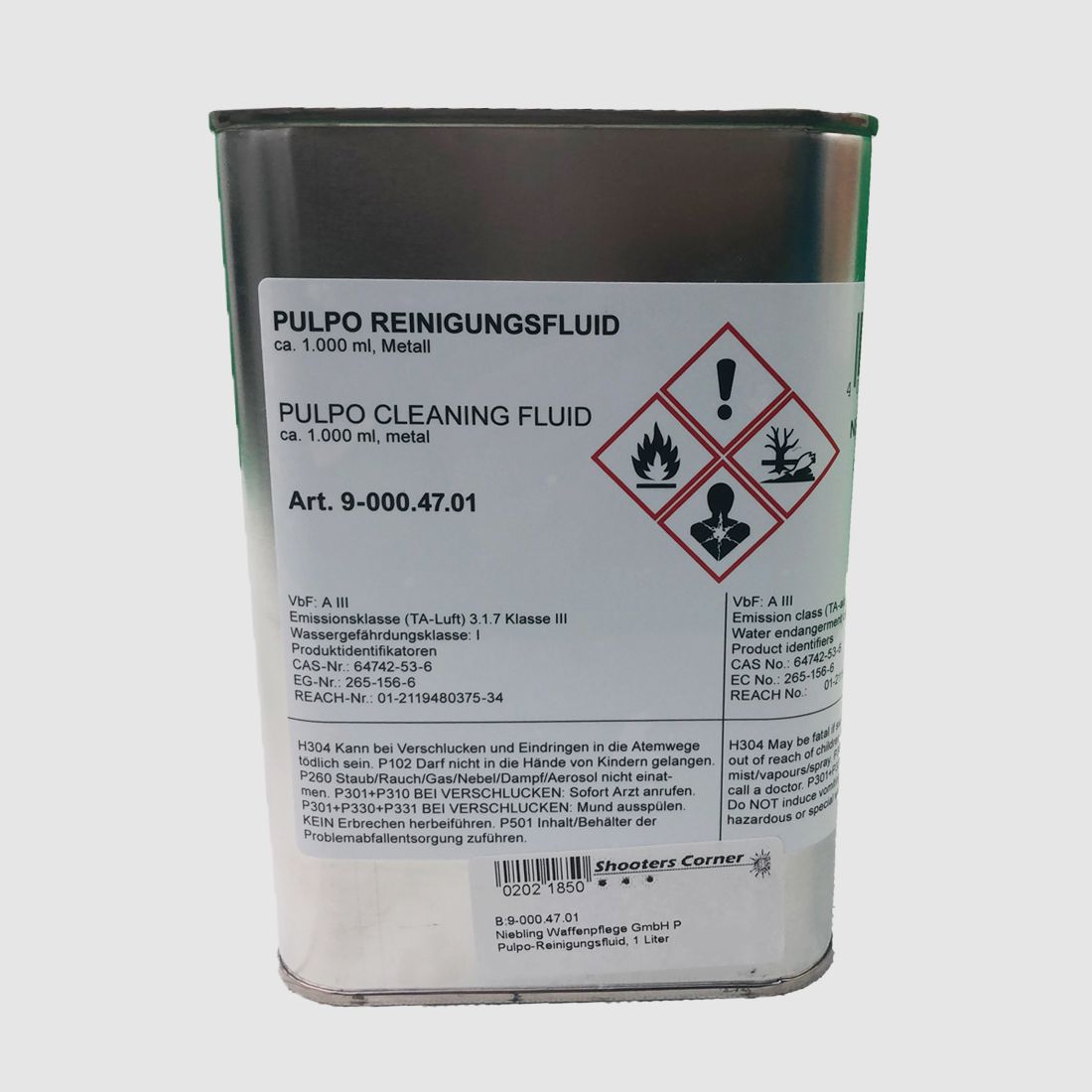 Niebling Pulpo-Reinigungsfluid, 1 Liter