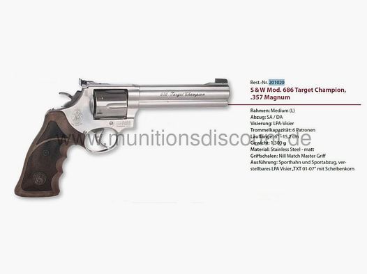Smith & Wesson 686 Target Champion