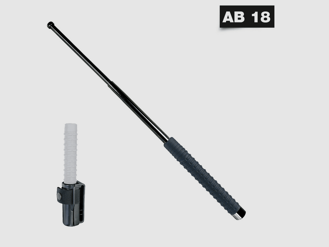 Telescopic baton with textured grip