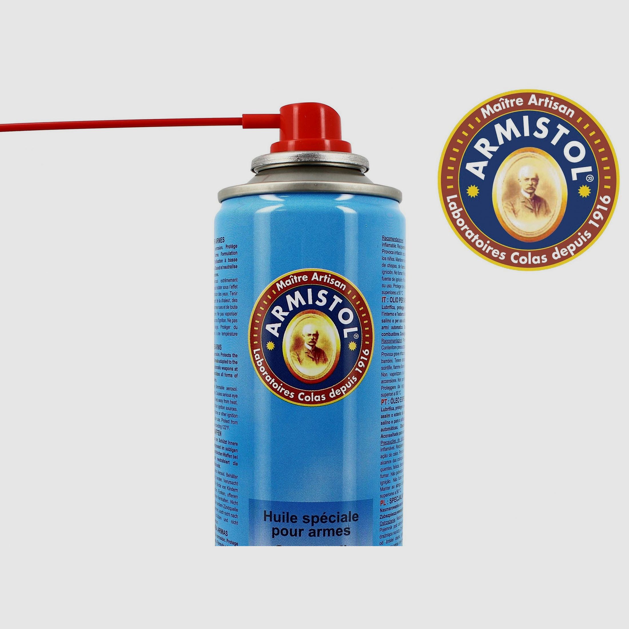 Aerosololie voor wapens Armistol 200ml, afbeelding 2 van 2