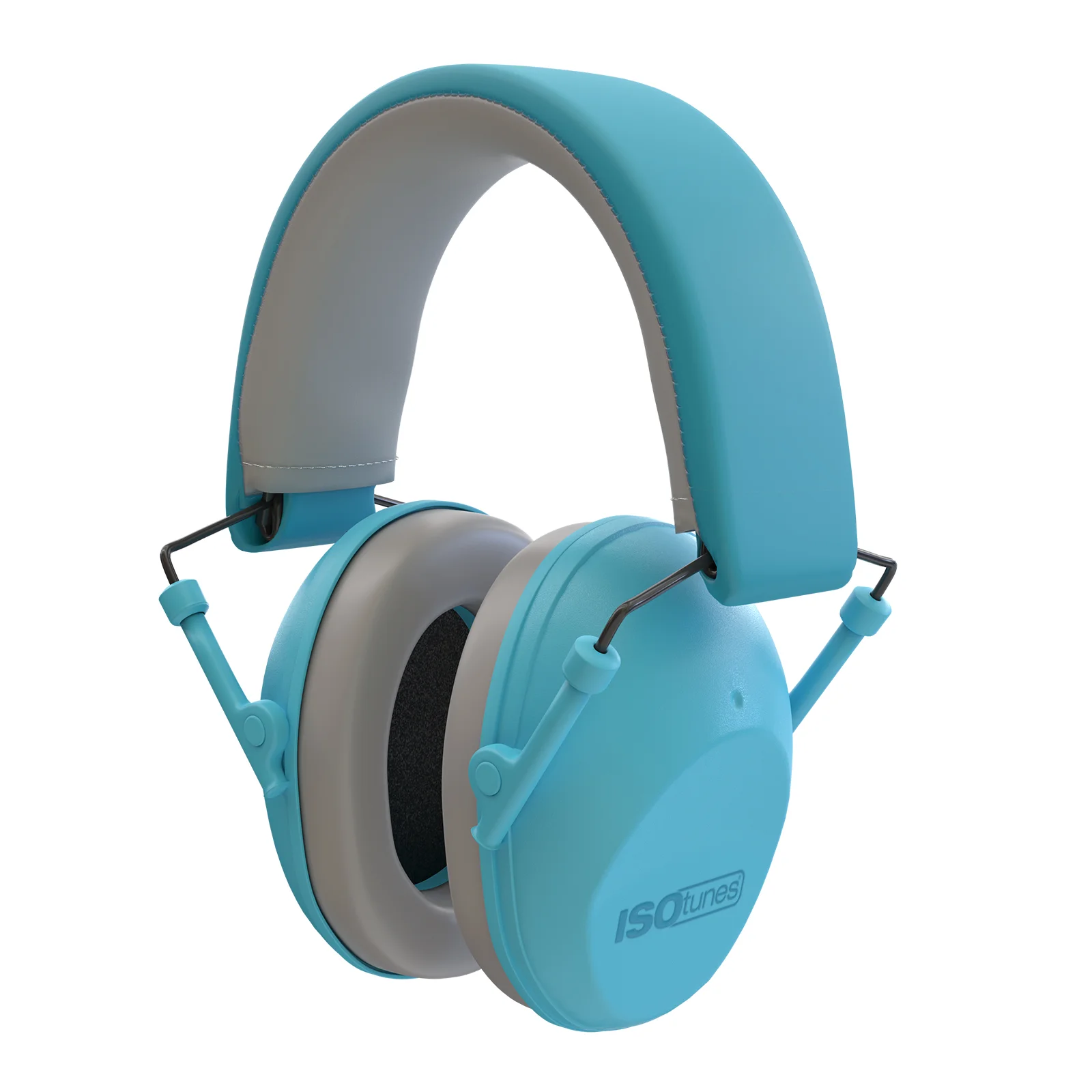 ISOtunes Junior Defender EN 352 Kinder-Kapselgehörschutz Blau SNR 27 dB IT-96-KB, billede 1 af 12