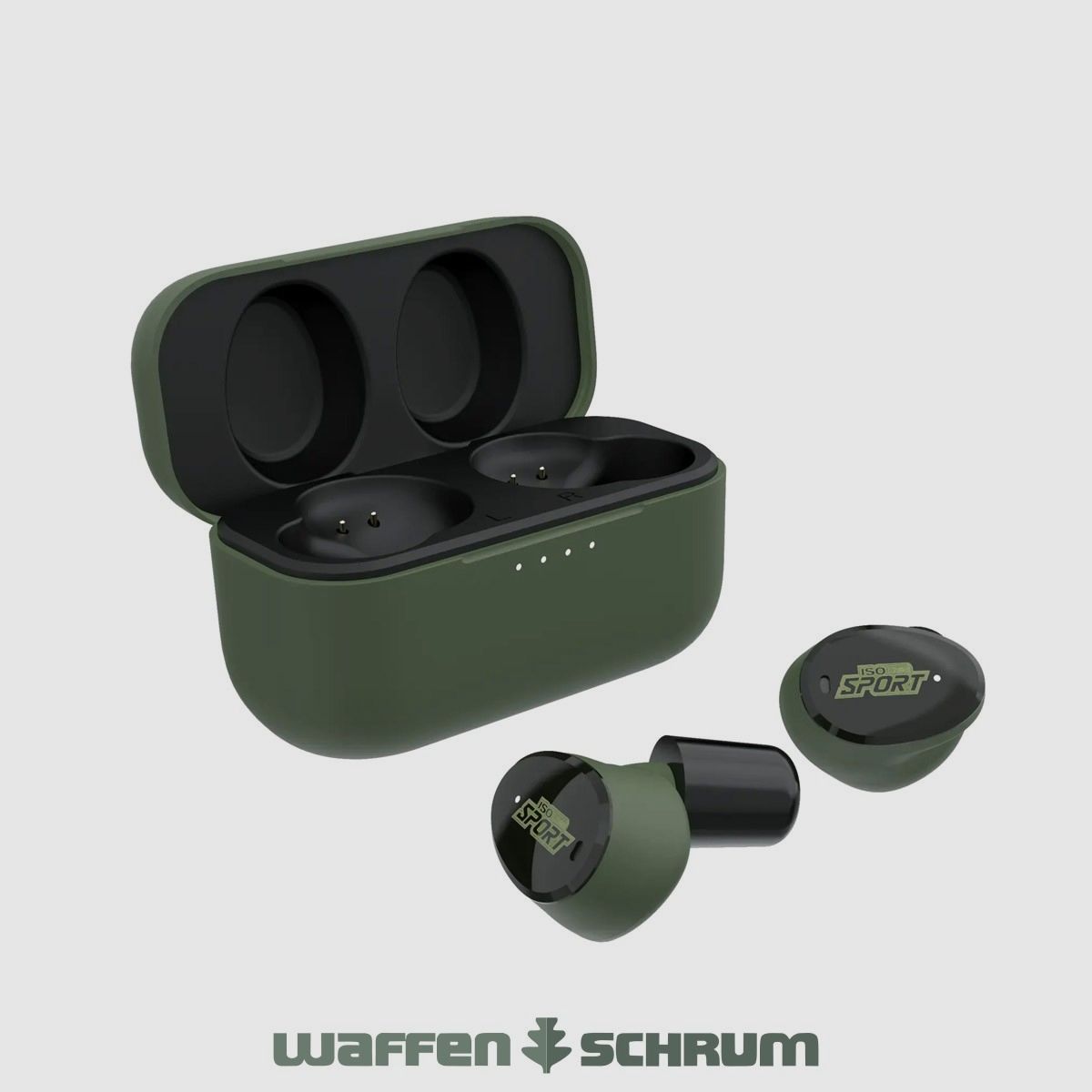 ISOtunes Sport Caliber / mit Bluetooth / grün / aktiv