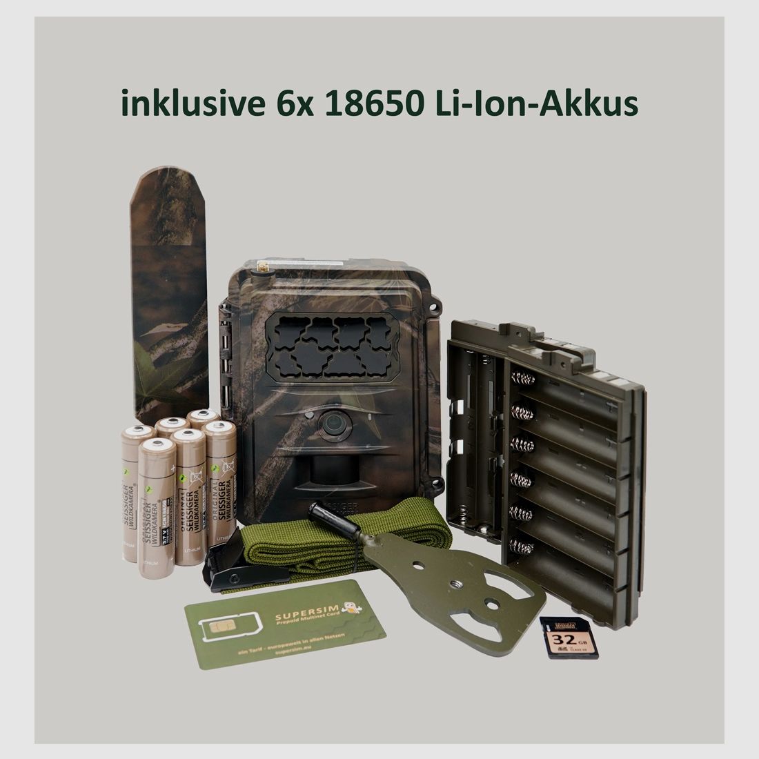 3x Seissiger Special-Cam LTE SuperSIM Edition incl. 6x battery