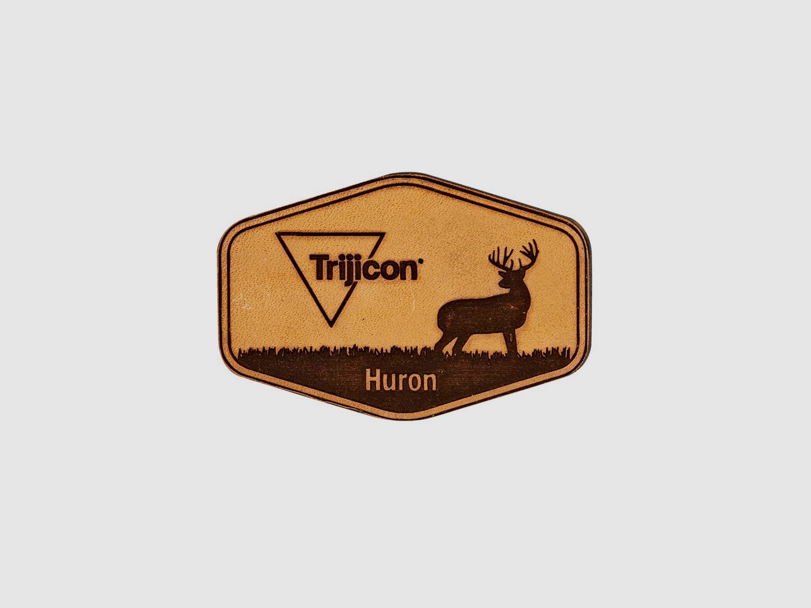Lederpatch Huron Hirsch