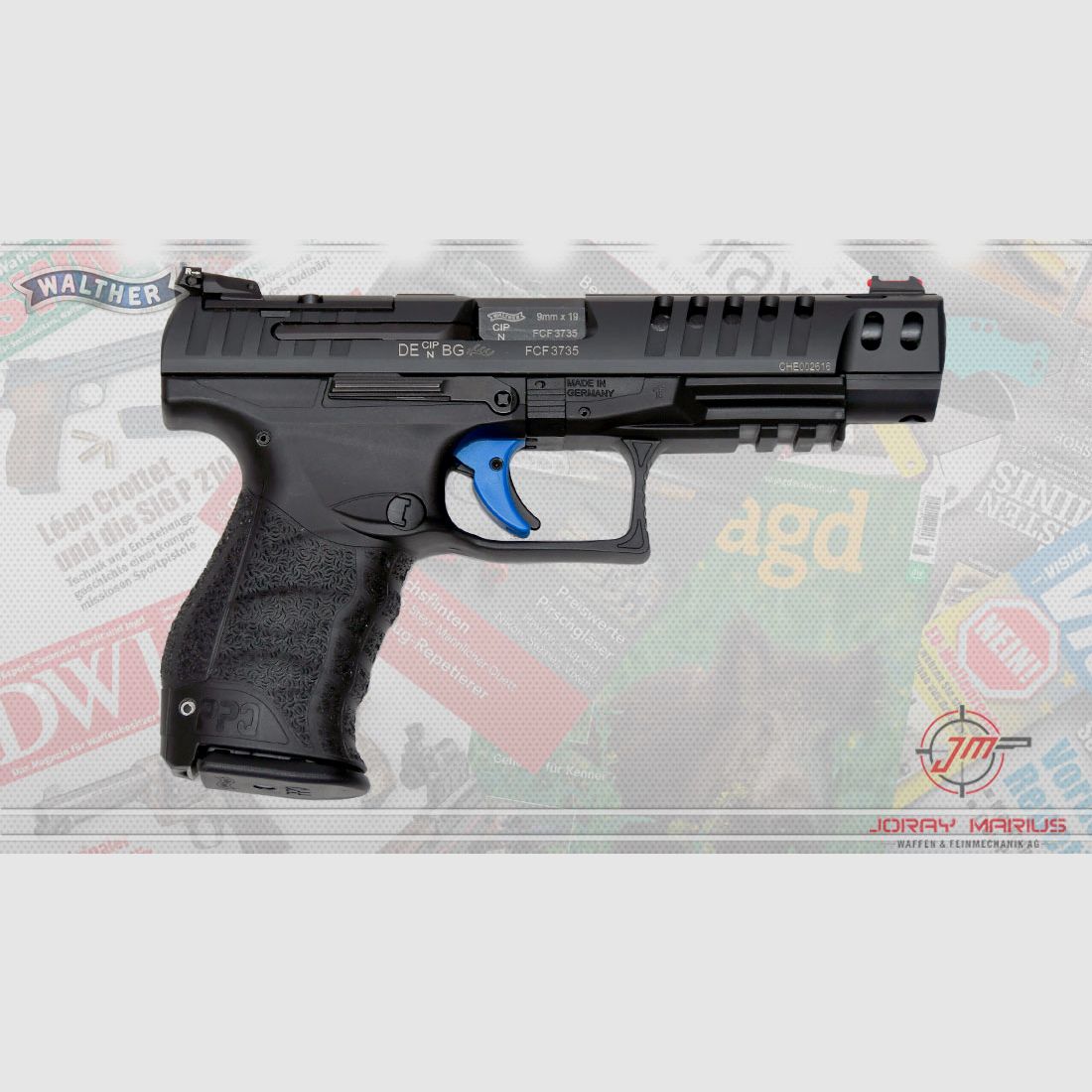 Walther Q5 Match OR 9mm Para 5", afbeelding 1 van 2